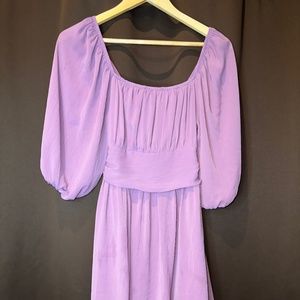 Lavender Backless Dress